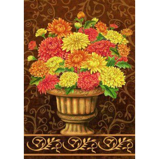 Mums Bouquet Flag | Fall, Floral, Decorative, House, Lawn, Flags