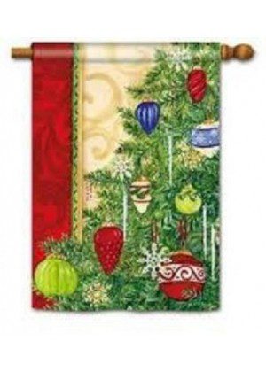 Trim the Tree House Flag | Christmas, Cool, Outdoor, House, Flags