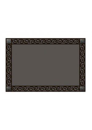 Recycled Rubber Tray With Scroll Corners | Doormat Trays