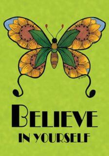 Butterfly Believe Green Flag | Spring, Discount, Decorative, Flags