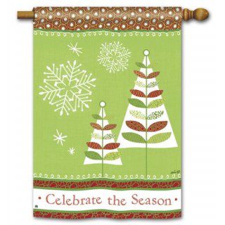 Celebrate the Season House Flag | Christmas, Cool, House, Flags