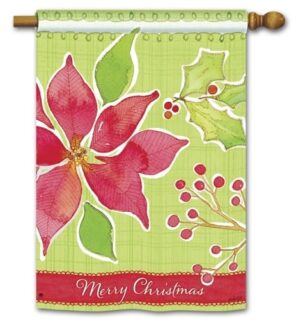 Christmas Flower House Flag | Christmas, Outdoor, House, Flags