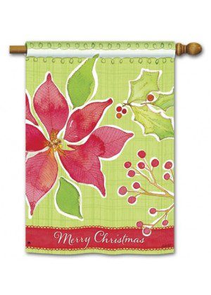 Christmas Flower House Flag | Christmas, Outdoor, House, Flags