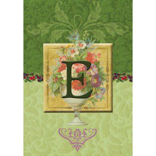 Classy Monogram-E Flag | Personalized, Discount, Clearance, Flag