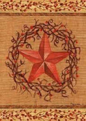 Star Wreath Flag | Spring, Summer, Decorative, Garden, Flags