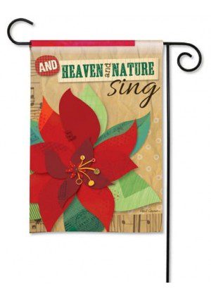 Heaven and Nature Sing Garden Flag | Christmas, Garden, Flags