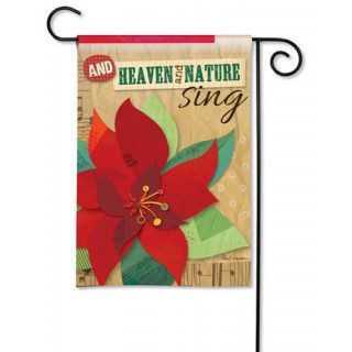 Heaven and Nature Sing Garden Flag | Christmas, Garden, Flags