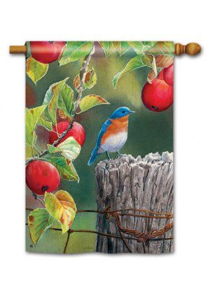 Orchard Bluebird House Flag | Fall, Bird, Outdoor, House, Flags