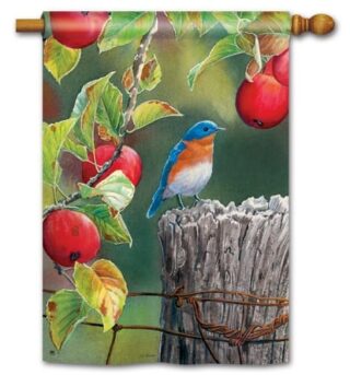 Orchard Bluebird House Flag | Fall, Bird, Outdoor, House, Flags