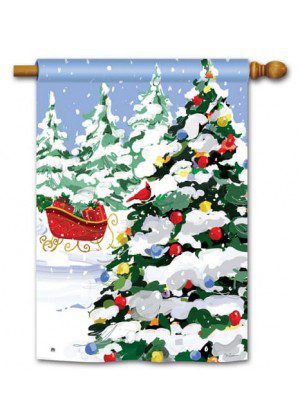 Sleigh Stop House Flag | Christmas, Clearance, Cool, House, Flags