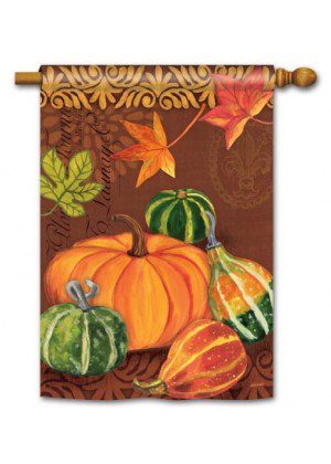 Vintage Harvest House Flag | Thanksgiving, Cool, Fall, House, Flag