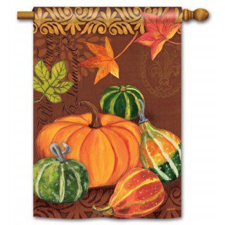 Vintage Harvest House Flag | Thanksgiving, Cool, Fall, House, Flag