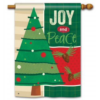 Joy and Peace House Flag | Christmas, Outdoor, House, Flags