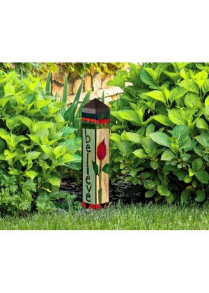 Believe Art Pole | Art Poles | Yard Art | Yard Poles | Peace Poles