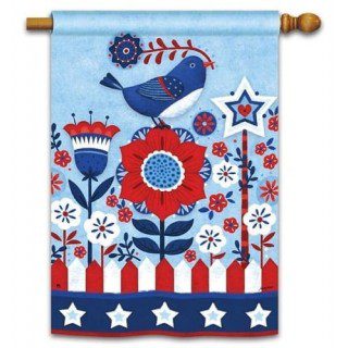 Freedom Fence House Flag | Patriotic, 4th of July, House, Flags