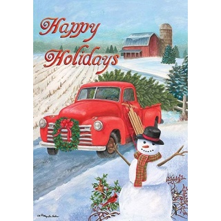 Christmas Truck Flag | Christmas, Snowman, Decorative, Flags