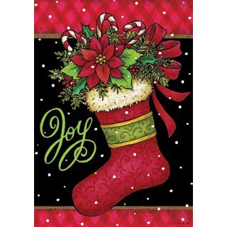 Joy Stocking Flag | Christmas, Decorative, House, Lawn, Flags