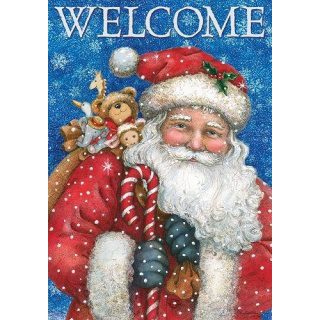 Santa Gifts Flag | Christmas, Welcome, Decorative, Garden, Flags