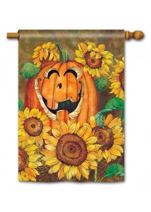Sunflower Jack House Flag | Halloween, Outdoor, House, Flags