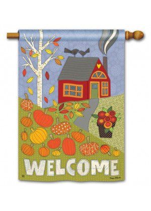 Pumpkin Patch House Flag | Thanksgiving, Welcome, Fall, Flags