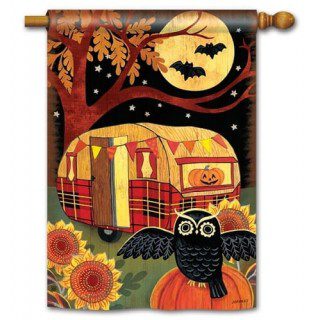 Halloween Camper House Flag | Halloween, Fall, House, Flags