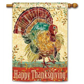 Thanksgiving Turkey House Flag | Thanksgiving, House, Flags