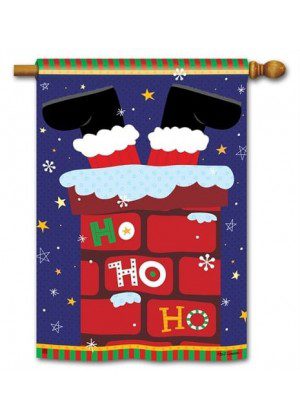 Santa Stop Here House Flag | Christmas, Clearance, House, Flags