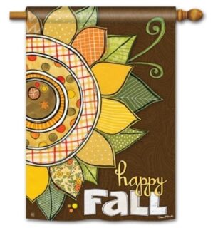 Happy Fall House Flag | Fall, Floral, Yard, Outdoor, House, Flags