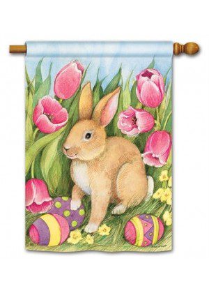 Hiding the Eggs House Flag | Easter, Yard, Outdoor, House, Flags