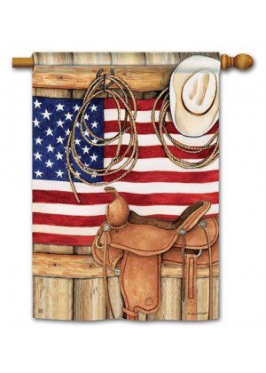 American Cowboy House Flag | Patriotic, Holiday, House, Flags