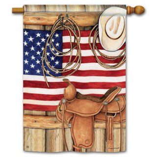 American Cowboy House Flag | Patriotic, Holiday, House, Flags