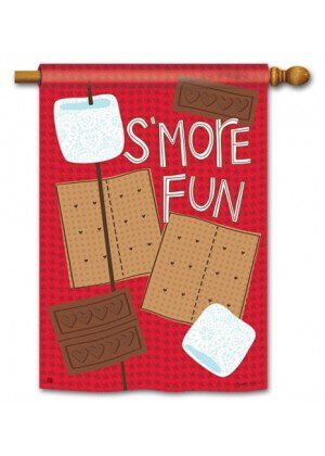 S'more Fun House Flag | Summer, Fall, Outdoor, House, Flags