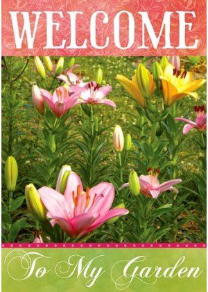 Welcome To My Garden Flag | Cool, Discount, Decorative, Flags