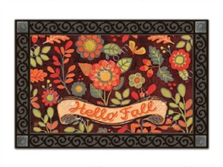 Hello Fall Doormat | Decorative Doormats | MatMates | Door Mats