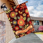 Hello Fall House Flag | Fall Flags | House Flags | Yard Flags