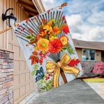 Time to Rake House Flag | Fall Flags | House Flags | Yard Flags