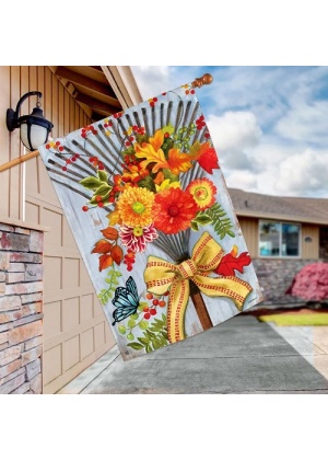 Time to Rake House Flag | Fall Flags | House Flags | Yard Flags