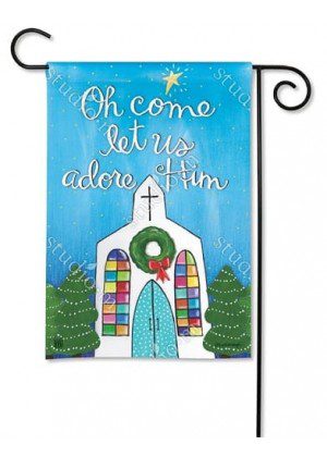 Adore Him Flag | Garden Flags | Christmas, Garden, Yard, Flags