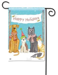 Pet Holidays Garden Flag | Christmas Flags | Holiday Flags | Winter Flags