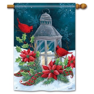 Cardinal Christmas House Flag | Christmas Flags | House Flags