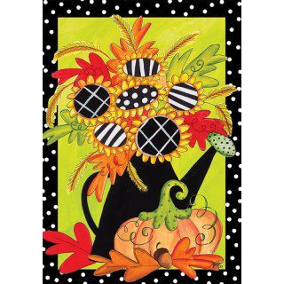 Modern Sunflowers Flag | Fall, Floral, Decorative, Garden, Flags