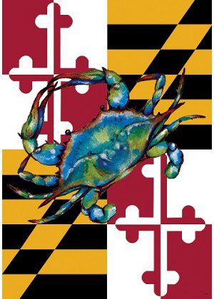 Blue Crab Maryland Flag | Summer, Spring, Decorative, Flags