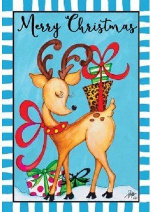 Reindeer Delivery Flag | Christmas, Decorative, Garden, Flags
