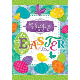 Easter Eggs Flag | Easter, Decorative, Garden, Lawn, Cool, Flags