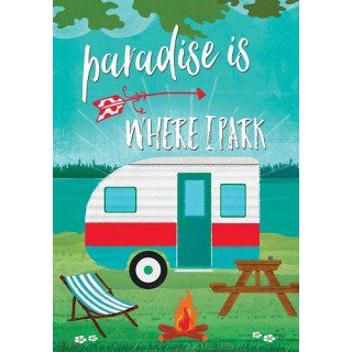 Paradise Camper Flag | Inspirational, Hobby, Decorative, Flags