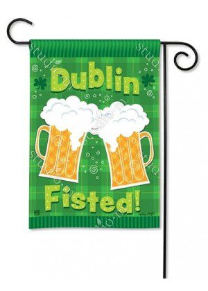 Dublin Fisted Garden Flag | St. Patrick's Day, Cool, Garden, Flags