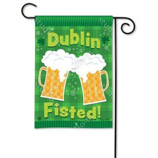 Dublin Fisted Garden Flag | St. Patrick's Day, Cool, Garden, Flags