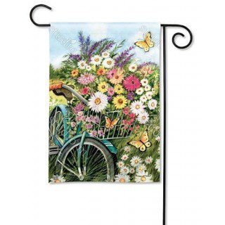 Morning Ride Garden Flag | Spring, Floral, Yard, Garden, Flags