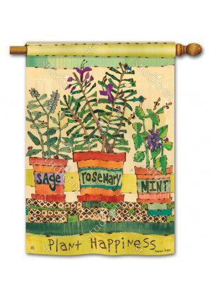 Herb Garden House Flag | Inspirational, Outdoor, House, Flags