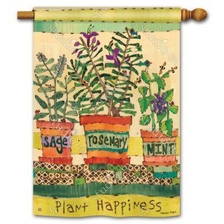 Herb Garden House Flag | Inspirational, Outdoor, House, Flags